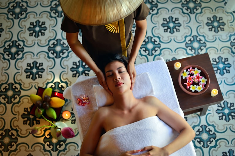 Facial treatment with organic products